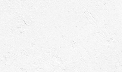 White concrete wall texture background. Uneven render stucco white painted concrete wall texture background. Rough and grunge wall. Filler on cement surface.