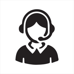 Customer service and support icon set. Containing assistance, technical support, call center, hotline, operator, staff, and agent communication for app and website. Vector illustration