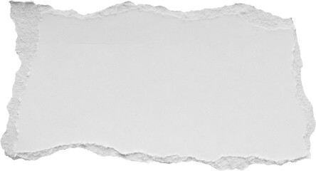 White ripped paper torn edges strips isolated on black background
