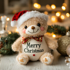 christmas teddy bear