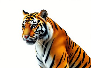 Obraz premium Close up of tiger face. Portrait of tiger face. Tigers face 