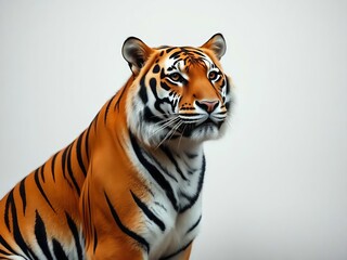 Obraz premium Close up of tiger face. Portrait of tiger face. Tigers face 