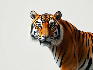 Obraz premium Close up of tiger face. Portrait of tiger face. Tigers face 