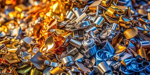 Aluminum Scrap Heap - Industrial Photography
