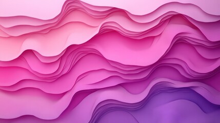 Obraz premium Abstract layered design in pink and purple hues, creating a soothing visual effect.