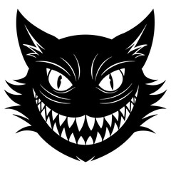 black cat head