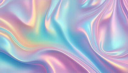 Holographic Iridescent Color soft pastel vector soft Wrinkled Foil 
