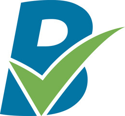 'B' Letter Business Management Logo design.