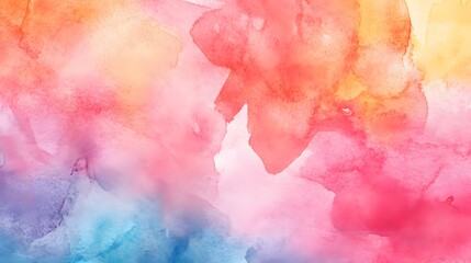 Fototapeta premium カラフルな色彩の抽象的な水彩画アートの背景画