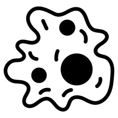 Amoeba Glyph Icon