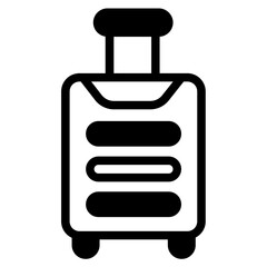 Obraz premium Baggage Glyph Icon