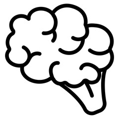 Brain Line Icon