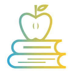 Business and Motivation icon on line gradient style