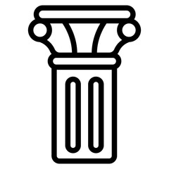 Column Line Icon