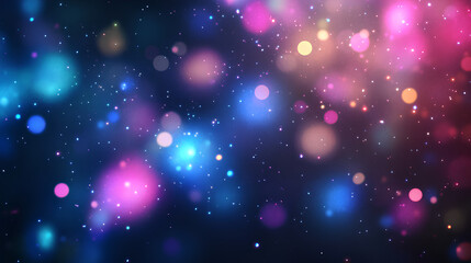 Neon Sparkling Texture Overlay with Electric Blue, Pink, and Violet Flecks  

