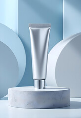 3d cosmetic product with color of the year tones