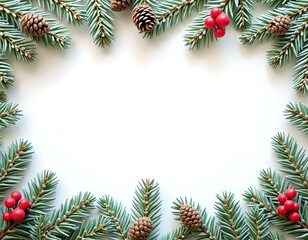 Christmas card with space for wishes