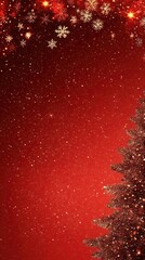 Christmas background with stars and snowflakes