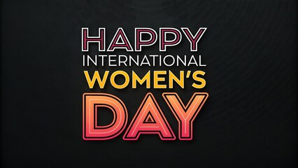 International Women’s Day design template