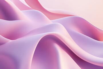 Obraz premium Smooth Curves with Light Purple Highlights