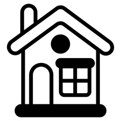 House Glyph Icon