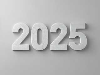 2025 New Year 3D Render