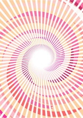 The background image is in pink tones, using shapes to arrange. Composition with gradation used for graphics