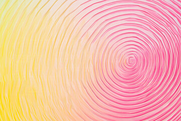 Minimalist banner background, pastel colorful, pink and yellow gradations. Circle effect style geometric, abstract background 