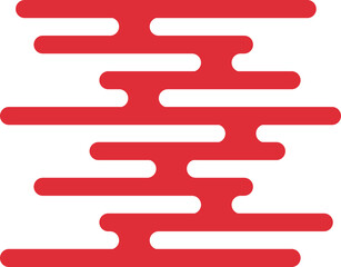 Japanese Cloud Decoration Untung Design Element Templet