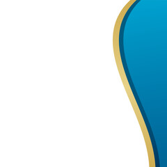 Gold Blue Gradient Wave