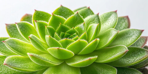 Obraz premium Macro Photo of a Luminous Succulent