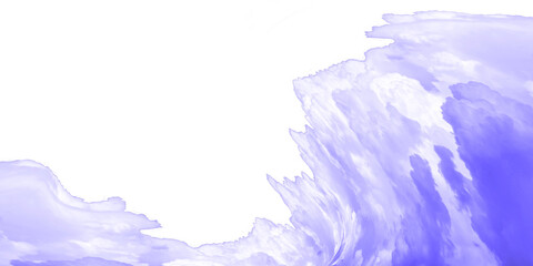 Natural  sky motion background. Waves and spirals of blue cloudy below and copy space above