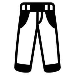 Pants Glyph Icon