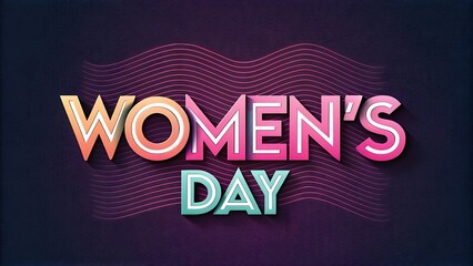 Naklejka premium International Women’s Day design template