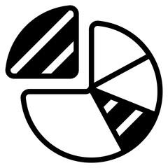 Pie chart Glyph Icon