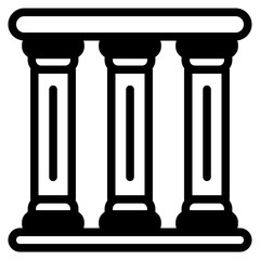 Pillar Glyph Icon