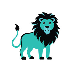 Obraz premium Majestic Lion and Head Silhouette Designs for Art and Branding