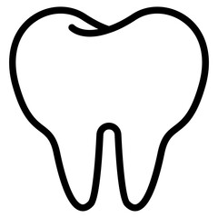 Teeth Line Icon