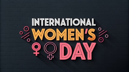 International Women’s Day design template