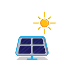 solar panel icon.  solar energy framework. green energy icon. Collection of renewable energy, ecology and green electricity icons. colored flat design style. vector design