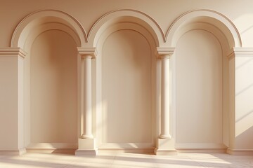 Elegant Archways in Soft Natural Light
