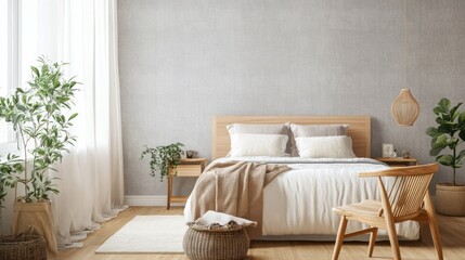 Serene Minimalist Bedroom Design With Natural Elements