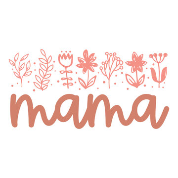 Flower mama SVG Art & Illustration