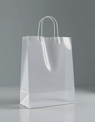 Minimalistic Paper Bag Mockup Template for Retail Branding