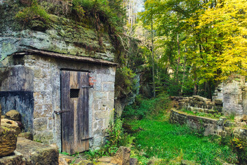 Grundmühle - Böhmische Schweiz - Bohemian Switzerland - Czech Republic - National Park -...