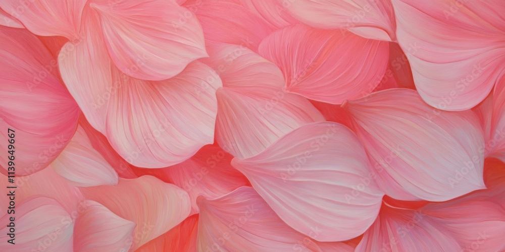 Poster soft pink lotus silk texture showcasing delicate petals with subtle gradient tones and intricate det