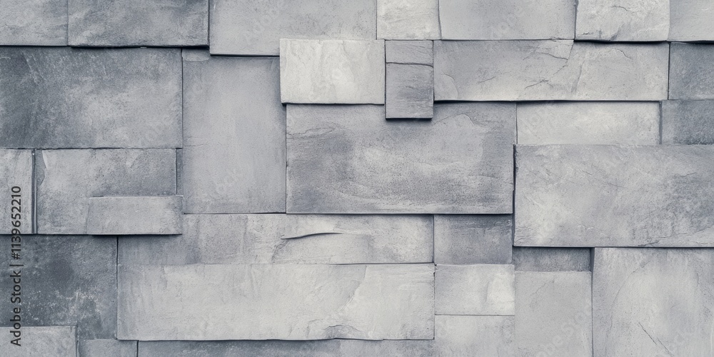 Poster Rough concrete wall texture with varying shades and patterns for design inspiration and architectural projects