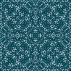 Christmas seamless pattern. Christmas background blue. Snowflake pattern. Happy New Year