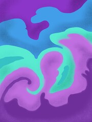 Colorful Abstract Walpaper and Background Design Illustration