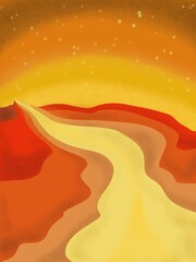 Colorful Abstract Walpaper and Background Design Illustration